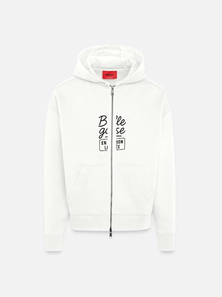 Petite Kid Limited Edition - Zip Hoodie - made by SPREAD - OFF WHITE