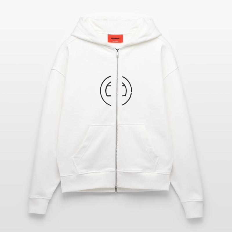 empty Postmark Zip Hoodie - made by SPREAD