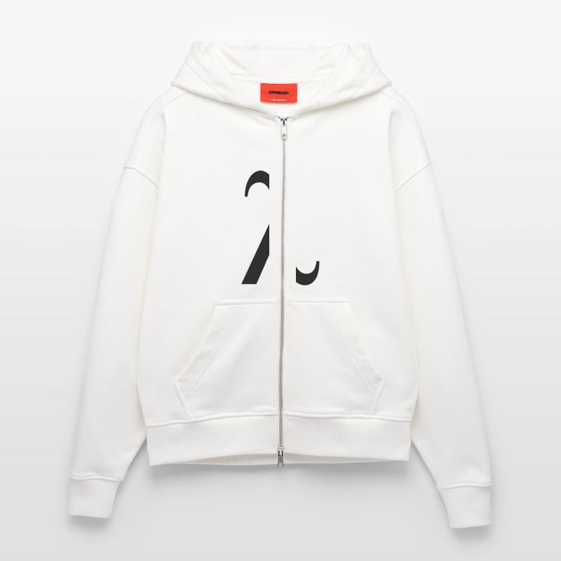 lambda greek Veste à capuche bio épaisse oversize fabriqué en UE