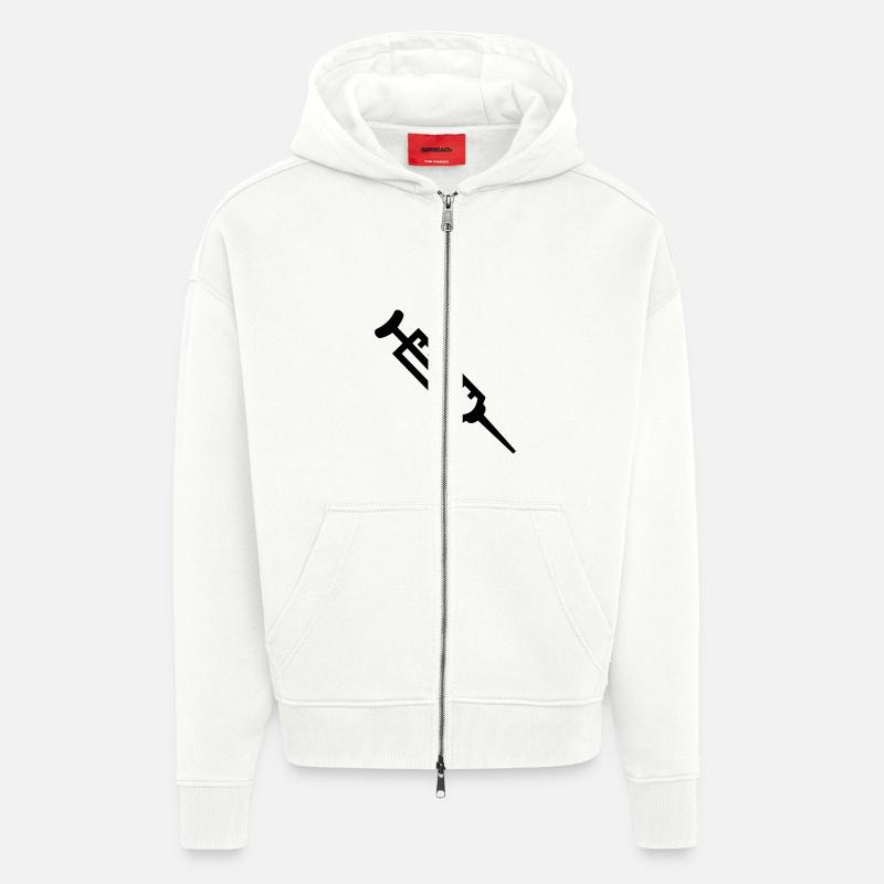 Spritze - Zip Hoodie - made by SPREAD - OFF WHITE