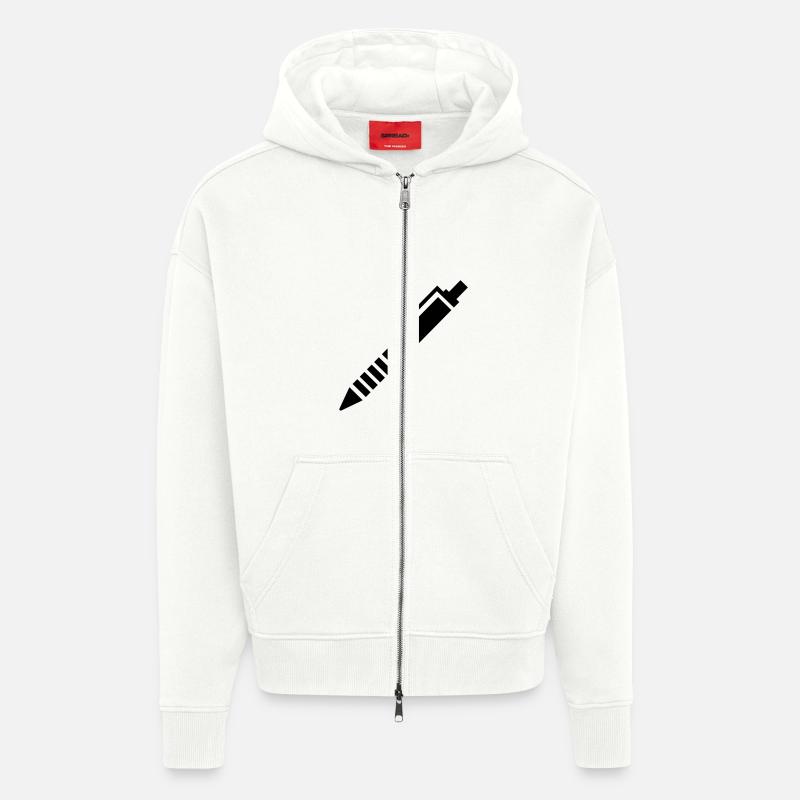 Stift - Zip Hoodie - made by SPREAD - OFF WHITE