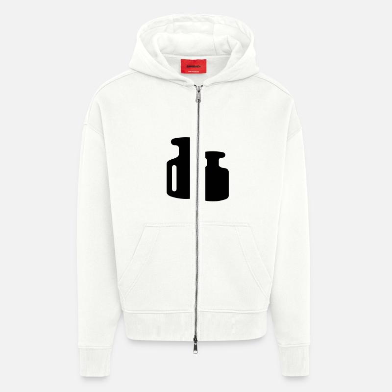 Gewicht - Zip Hoodie - made by SPREAD - OFF WHITE