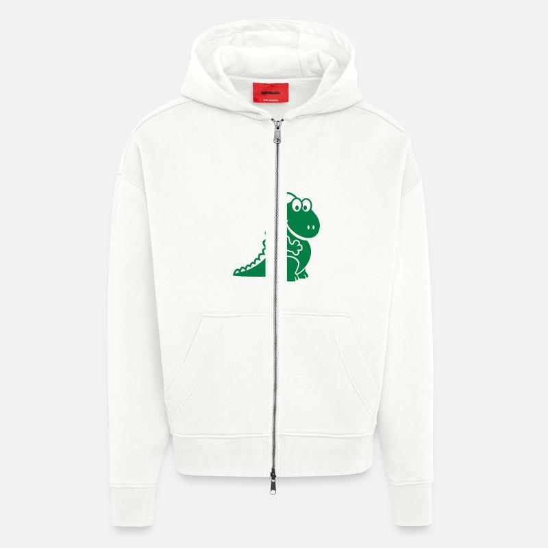 Drache - Zip Hoodie - made by SPREAD - OFF WHITE
