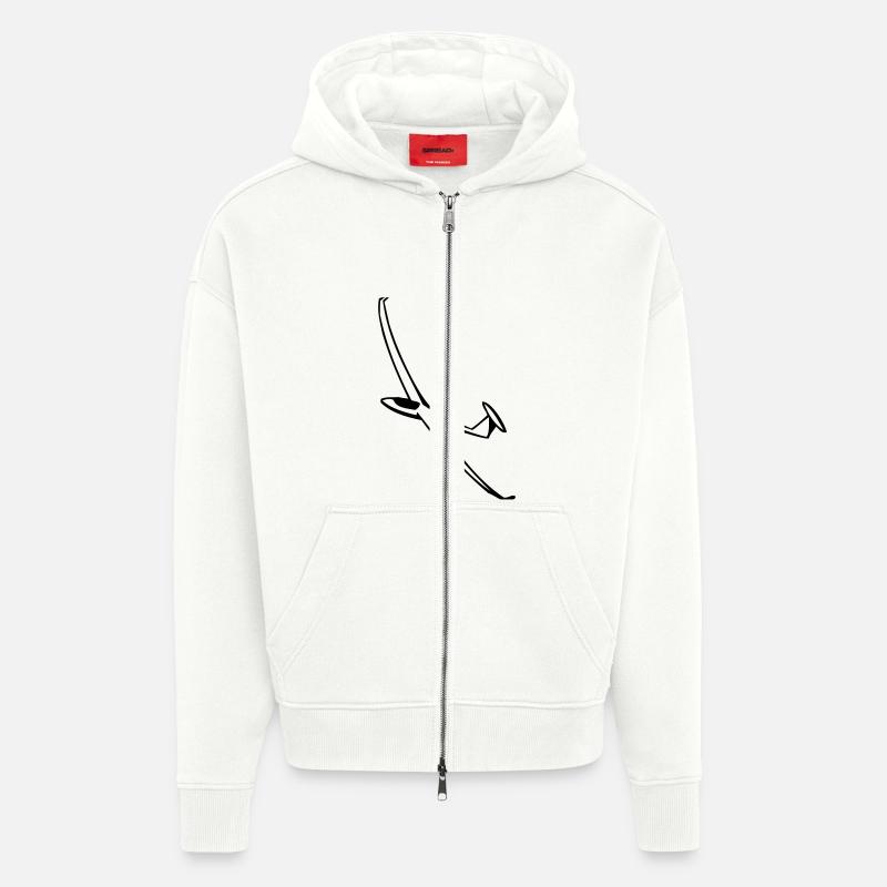Segelflugzeug - Zip Hoodie - made by SPREAD - OFF WHITE