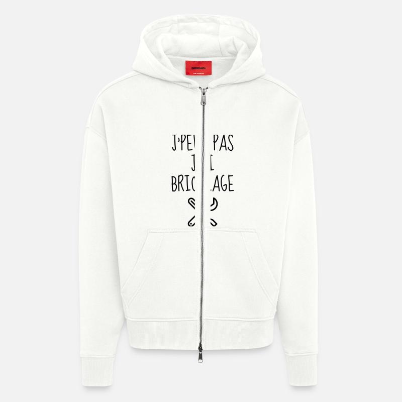 Bricolage / Basteln / Handwerker / DIY - Zip Hoodie - made by SPREAD - OFF WHITE