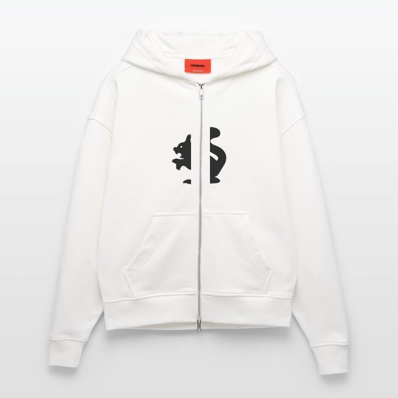 Killer Squirrel - Böses Eichhörnchen Zip Hoodie - made by SPREAD