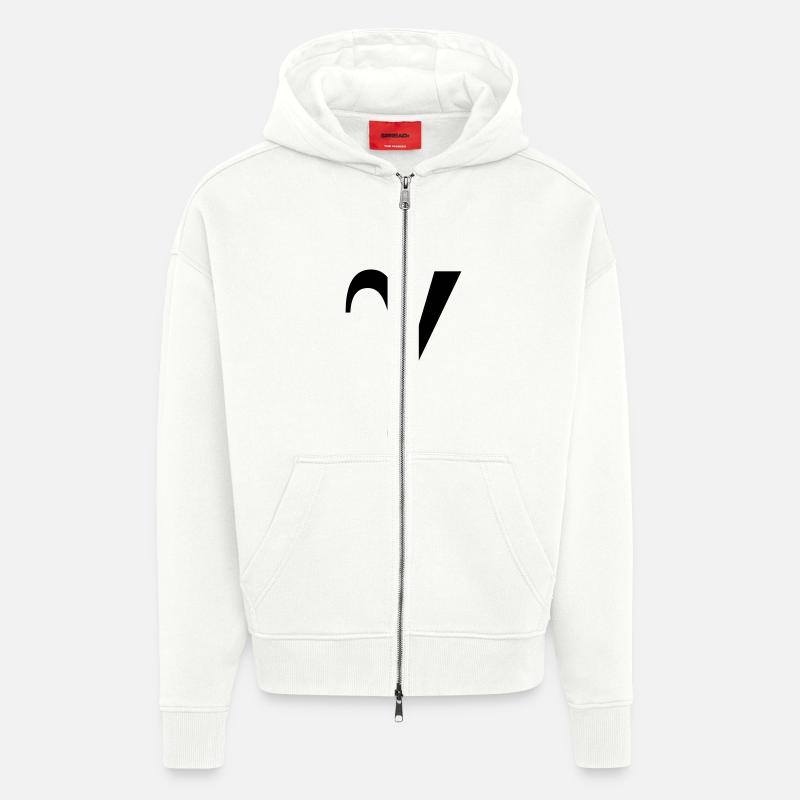 Gamma griechischer Buchstabe - Zip Hoodie - made by SPREAD - OFF WHITE
