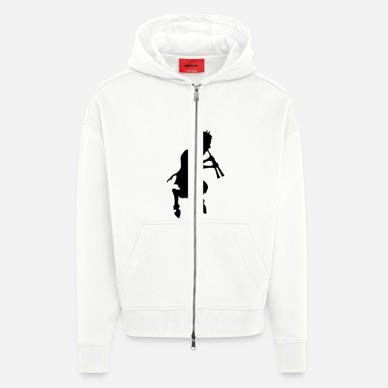 pan faun teufel devil - Zip Hoodie - made by SPREAD - OFF WHITE