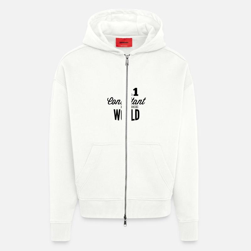 Bester Berater der Welt - Zip Hoodie - made by SPREAD - OFF WHITE