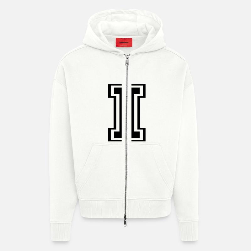 i - Zip Hoodie - made by SPREAD - OFF WHITE