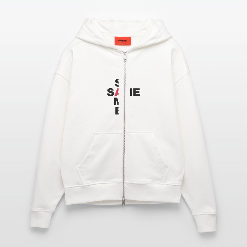 SAME SAME but different Zip Hoodie - made by SPREAD