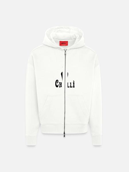 Chilli - Zip Hoodie - made by SPREAD - OFF WHITE
