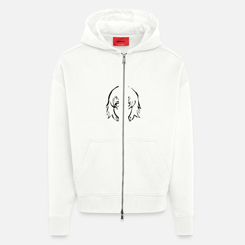 Frau - Zip Hoodie - made by SPREAD - OFF WHITE