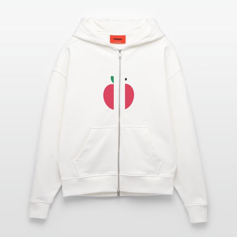 apple Zip Hoodie - made by SPREAD