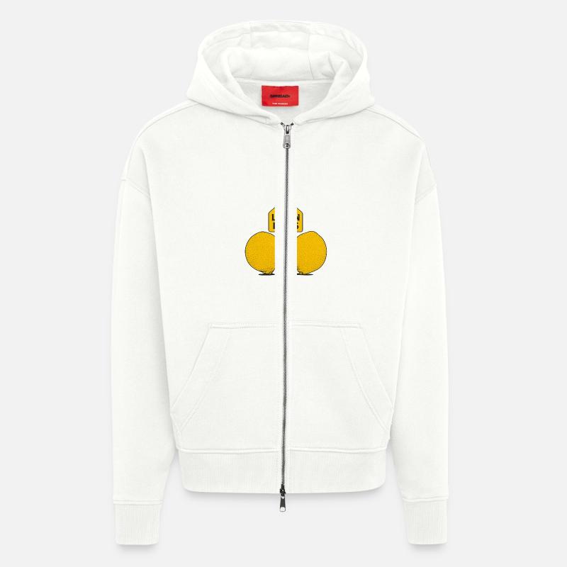 779797EB 0CBC 4BE0 A3BB FDBD99E2D8F4 - Zip Hoodie - made by SPREAD - OFF WHITE