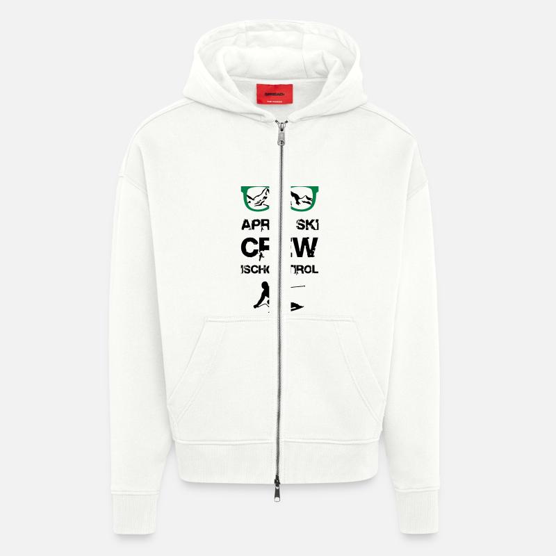 Apres Ski Crew Ischgl - Zip Hoodie - made by SPREAD - OFF WHITE