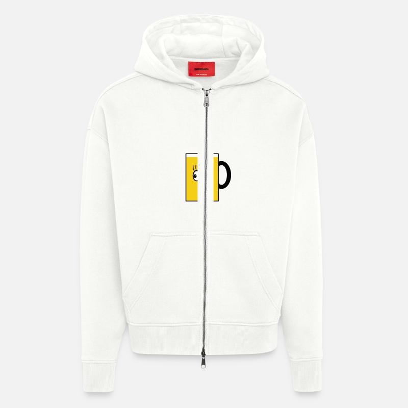 Bier - Zip Hoodie - made by SPREAD - OFF WHITE