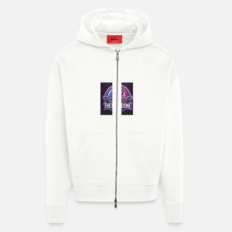 B5362ADB ED77 4908 94CF 321D3A5EA2A2 - Zip Hoodie - made by SPREAD - OFF WHITE