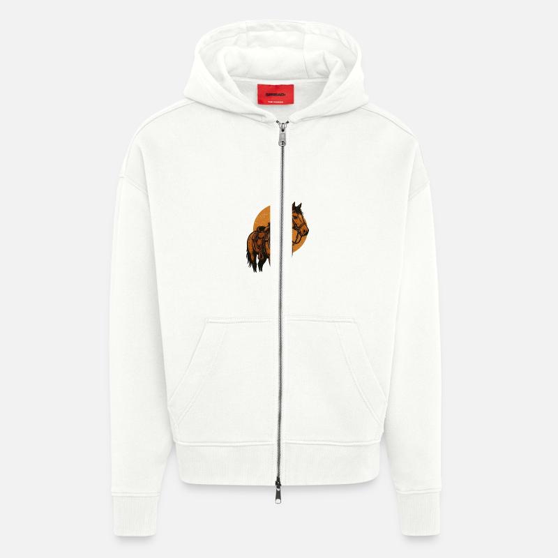 D42BD8C2 75E6 41BA 8F3B E65EE1F331AD - Zip Hoodie - made by SPREAD - OFF WHITE