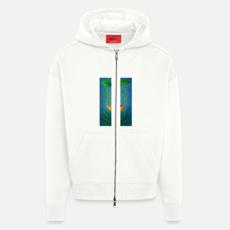 Engelstrompete - Zip Hoodie - made by SPREAD - OFF WHITE