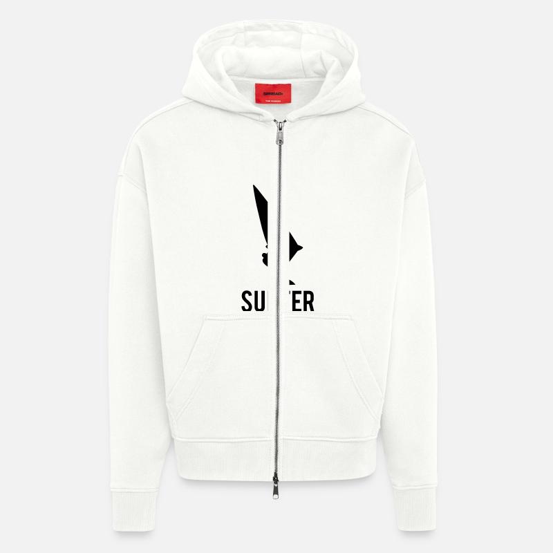 Wind Surfer - Zip Hoodie - made by SPREAD - OFF WHITE