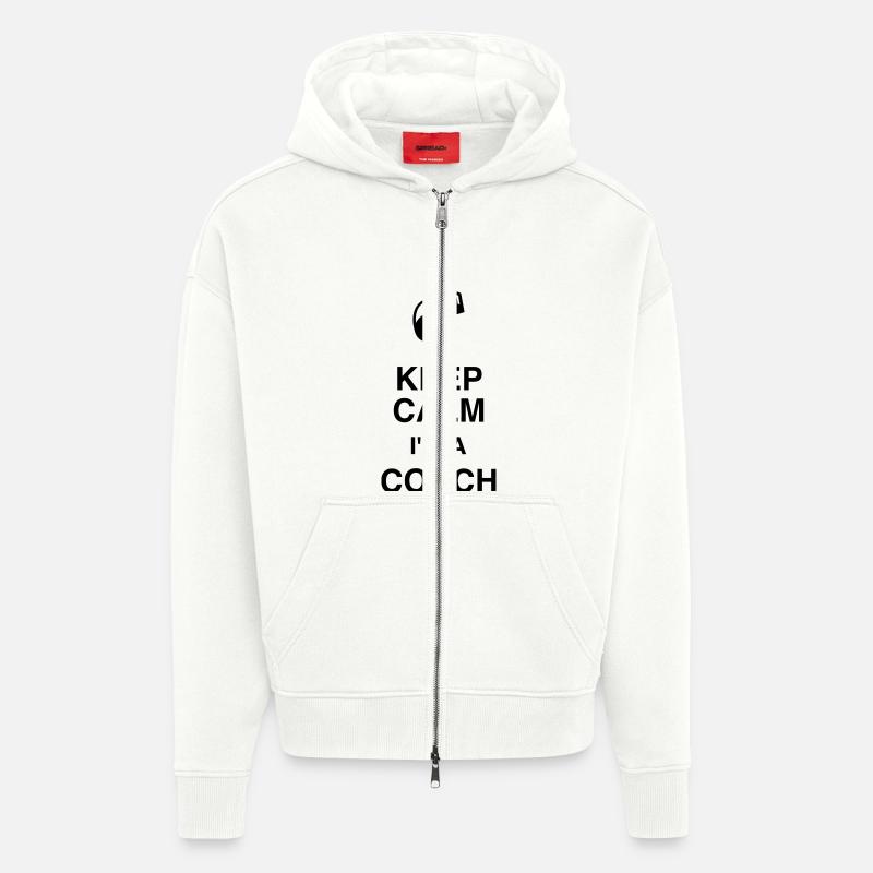 Coach / Coaching / Trainer / Sport - Zip Hoodie - made by SPREAD - OFF WHITE