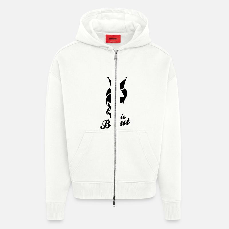 Die Braut - Junggesellinnenabschied - Zip Hoodie - made by SPREAD - OFF WHITE