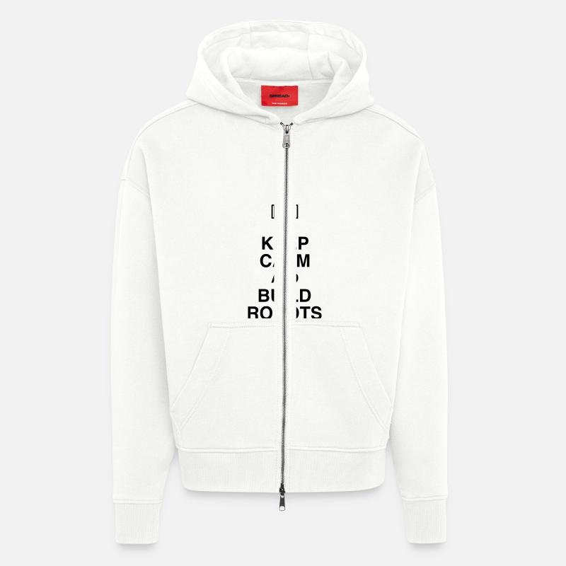 Robotik / Roboter / Robot / Robotics - Zip Hoodie - made by SPREAD - OFF WHITE