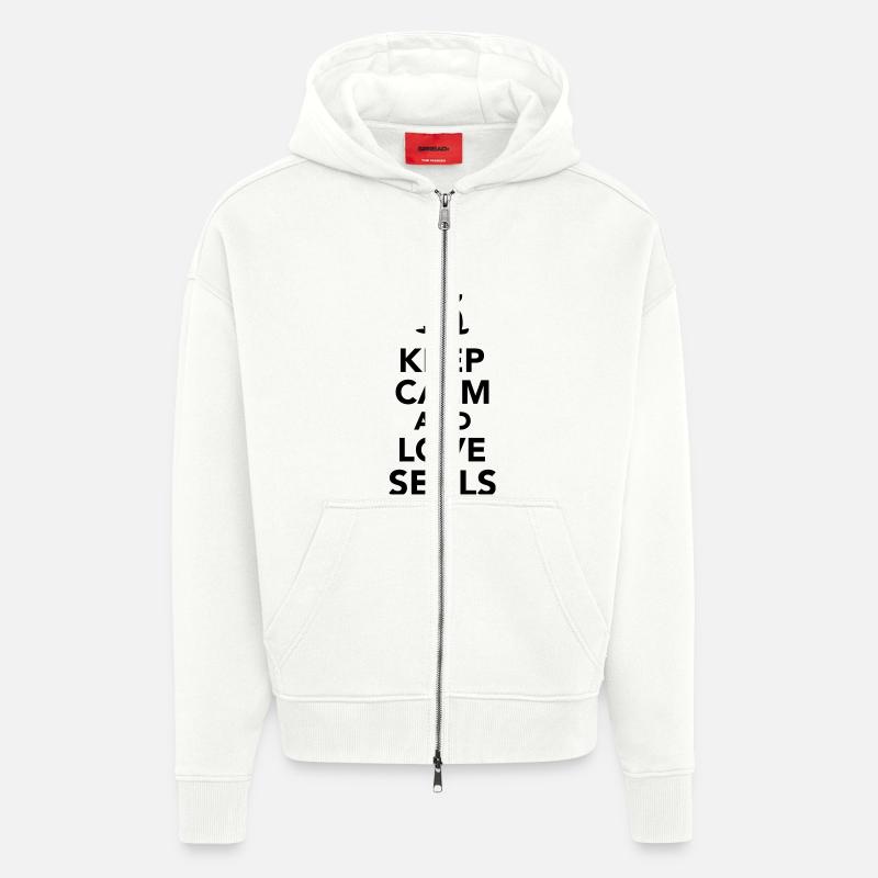 Robbe - Zip Hoodie - made by SPREAD - OFF WHITE