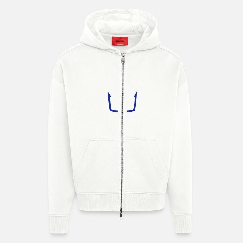 neptune.trident - Zip Hoodie - made by SPREAD - OFF WHITE