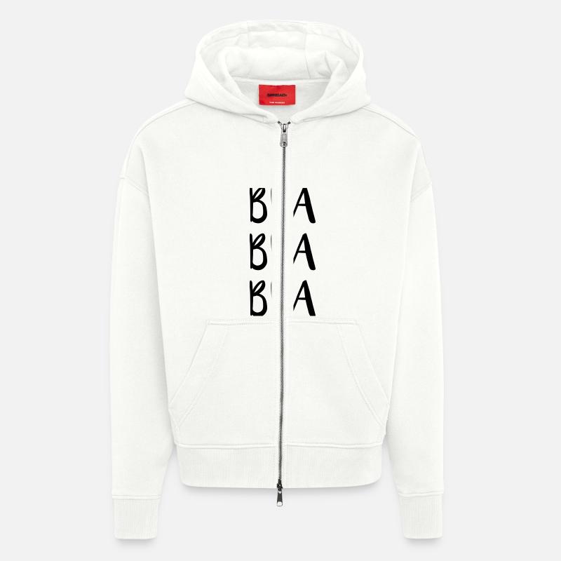 Blablabla - Zip Hoodie - made by SPREAD - OFF WHITE