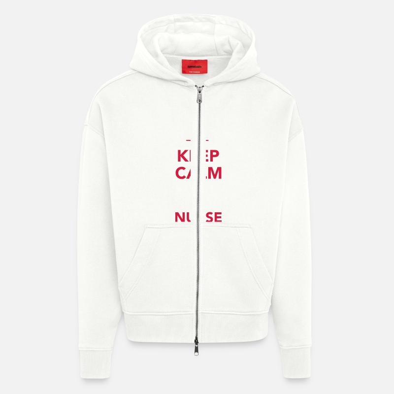 Krankenschwester - Zip Hoodie - made by SPREAD - OFF WHITE