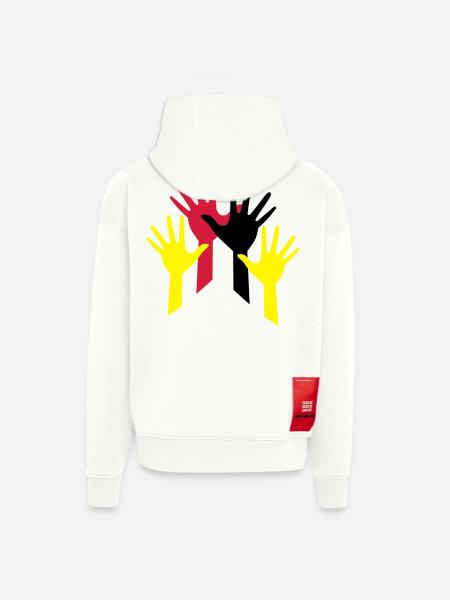 haende - Zip Hoodie - made by SPREAD - OFF WHITE