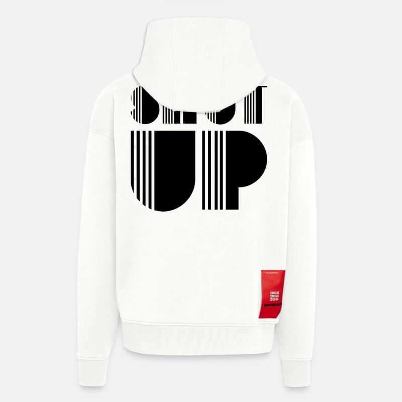 La ferme - Veste à capuche bio épaisse oversize fabriqué en UE - OFF WHITE