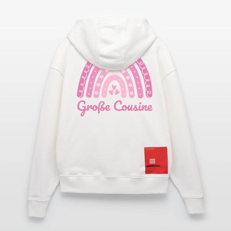 Große Cousine Boho Regenbogen Zip Hoodie - made by SPREAD