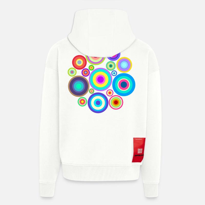 Painting Drawing Creative Abstract Art Patterns - Zip Hoodie - made by SPREAD - OFF WHITE