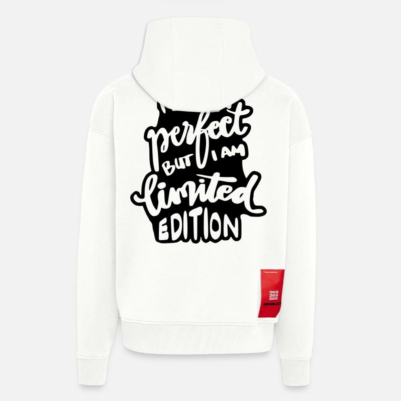 Pas parfait mais un spécimen rare * - Veste à capuche bio épaisse oversize fabriqué en UE - OFF WHITE