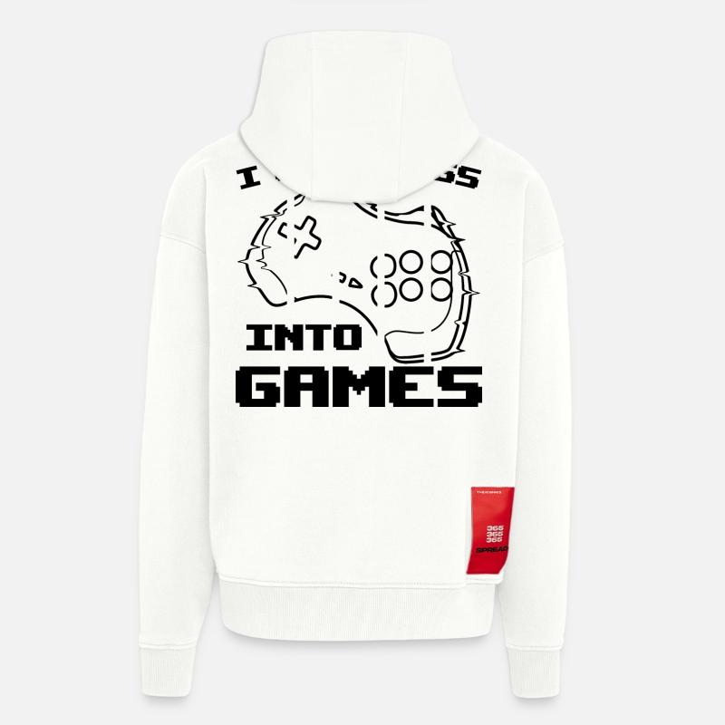 Video Game Programmer - Zip Hoodie - made by SPREAD - OFF WHITE