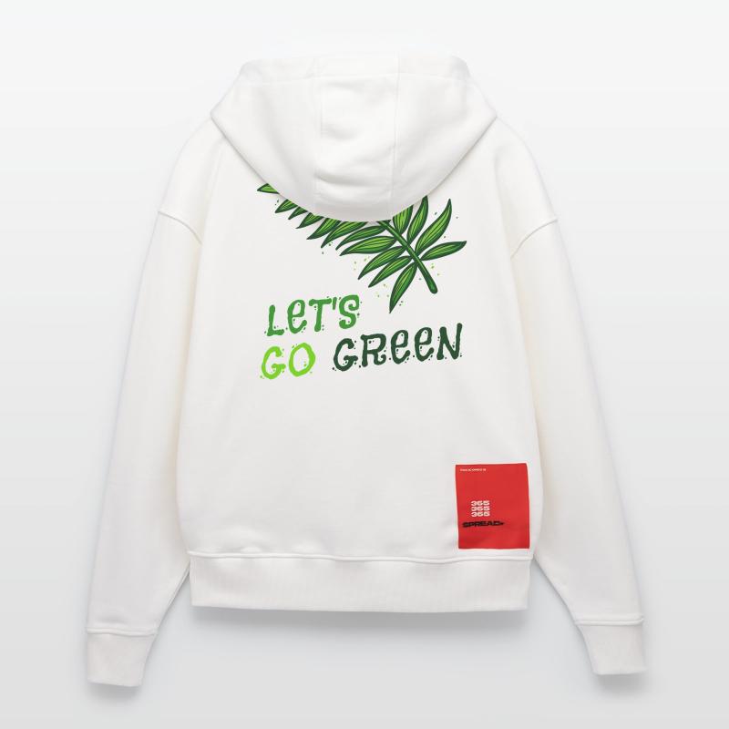 Environment Environmentalist Statement Eco-friendly Zip Hoodie - made by SPREAD