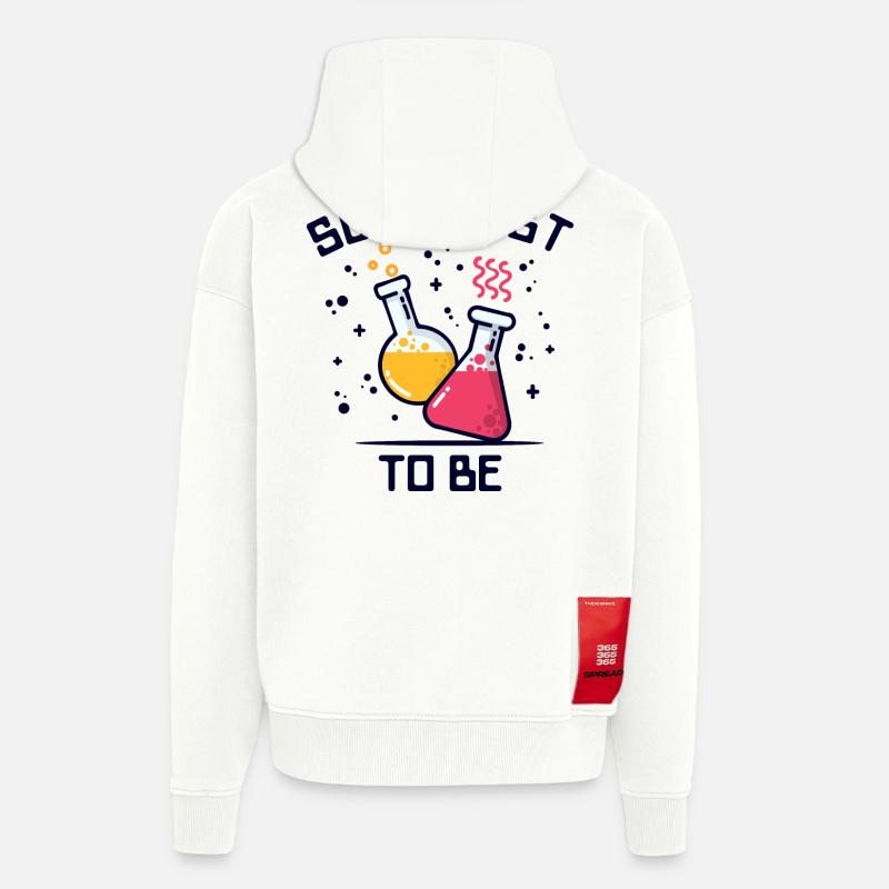 Workaholic Wissenschafter Statement Beruf Karriere - Zip Hoodie - made by SPREAD - OFF WHITE