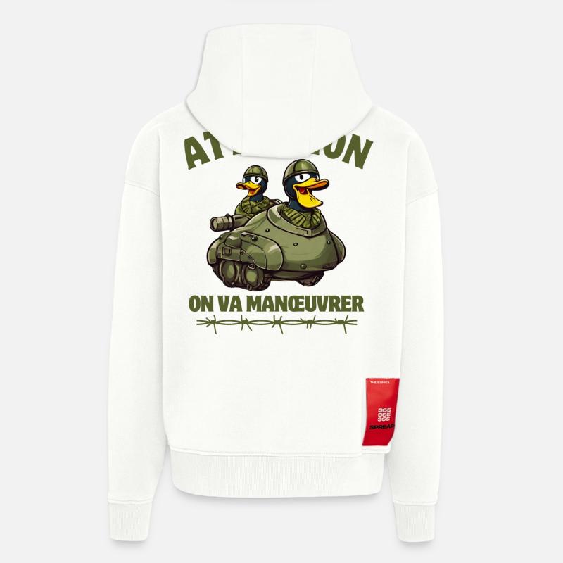 Siebte Kompanie, 7. Kompanie - Zip Hoodie - made by SPREAD - OFF WHITE