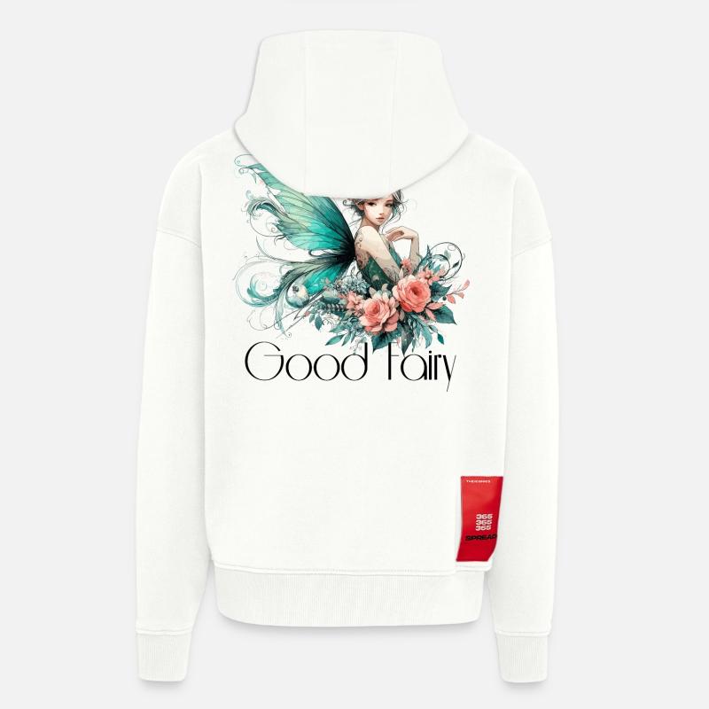 Gute Fee Geschenk - Zip Hoodie - made by SPREAD - OFF WHITE