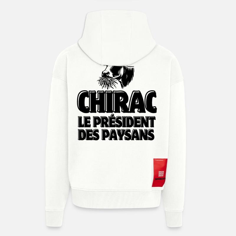 Bauer, Bauer, Bauer, Bauer - Zip Hoodie - made by SPREAD - OFF WHITE