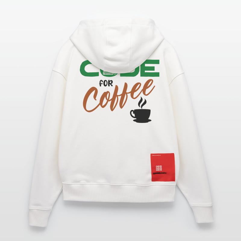 Développeur de déclaration de code Computerfreak Informatik Veste à capuche bio épaisse oversize fabriqué en UE