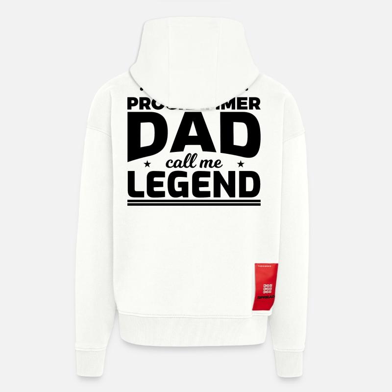 Programmierer Vater nenn mich Legende - Zip Hoodie - made by SPREAD - OFF WHITE