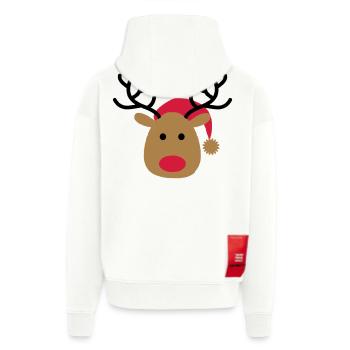 Weihnachten - Zip Hoodie - made by SPREAD - OFF WHITE - Hinten