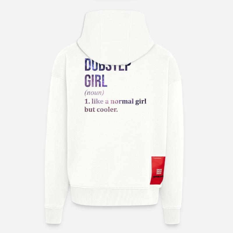 Dubstep Dubstep Dubstep - Zip Hoodie - made by SPREAD - OFF WHITE