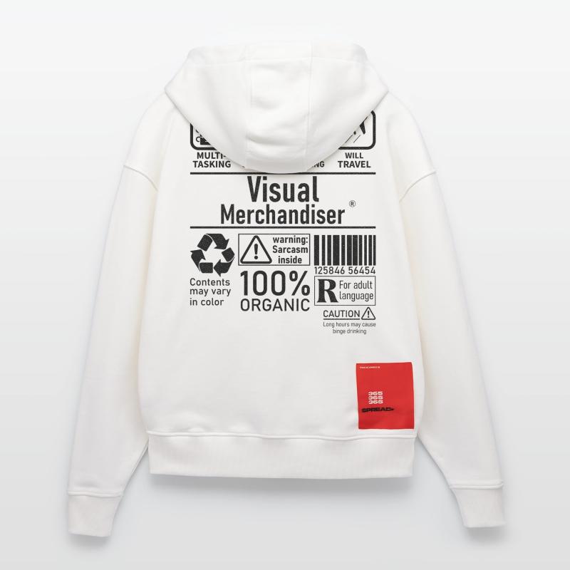 Visual Merchandiser multi tasking problem solving Zip Hoodie - made by SPREAD
