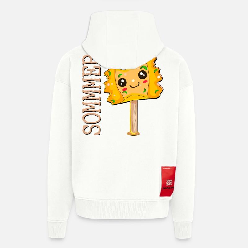 SOMMER EISCREME MAULTASCHEN - Zip Hoodie - made by SPREAD - OFF WHITE