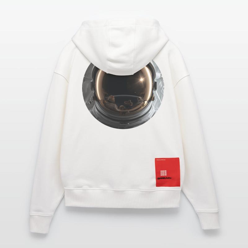 Conception d’astronaute de l’espace Veste à capuche bio épaisse oversize fabriqué en UE